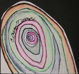 The Private Eye Fingerprint Student Art